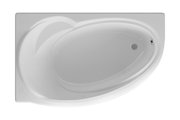 Ванна акриловая Aquatek Бетта 160х97, левая, гидромассаж ПН, экран BET160-0000006