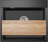 Кухонная мойка Granula Estetica ES-5804, 580x500, кварц, Турмалин 5804, ТУРМАЛИН