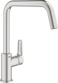 Смеситель для кухни Grohe Eurosmart, однорычажный, высокий излив, суперсталь Supersteel Infinity 30567DC0