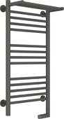 Полотенцесушитель электрический Сунержа Богема 2.0, с полкой, 800x400, МЭМ справа, графит 012-5207-8040