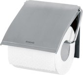 Держатель для туалетной бумаги Brabantia, с крышкой, с защитой от отпечатков пальцев, матовая сталь 385322