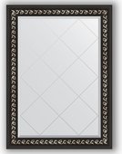Зеркало Evoform Exclusive-G 750x1020 с гравировкой, в багетной раме 81мм, чёрный ардеко BY 4182