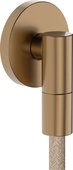 Шланговое подсоединение Hansgrohe FixFit Fine S, с клапаном обратного тока, шлифованная бронза 28882140