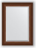 Зеркало Evoform Exclusive 520x720 с фацетом, в багетной раме 65мм, орех BY 1127
