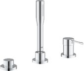 Смеситель однорычажный встраиваемый на 3 отверстия на бортик ванны, хром Grohe ESSENCE New 19976001