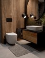 Смеситель для раковины AQUAme Siena, настенный, чёрный матовый AQM6215MB