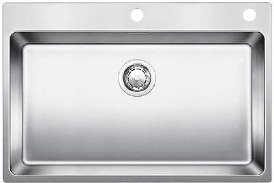 Кухонная мойка без крыла, с клапаном-автоматом, нержавеющая сталь полированная Blanco Andano 700-IF/A 519557