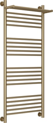 Полотенцесушитель водяной Сунержа Богема+ с полкой 1200x500, золотой шёлк 32-0223-1250