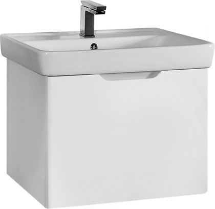 Тумба с раковиной Dreja Tiny 50, подвесная, белый 99.1901/195032