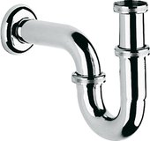 Сифон для раковины трубчатый металлический, хром Grohe 28947000