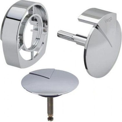 Комплект накладок для слива-перелива Viega Multiplex Trio Visign MT1, хром 306847