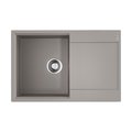 Кухонная мойка Omoikiri Daisen 78-GR, с крылом, leningrad grey 4993325