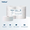 Туалетная бумага Tellus TP1 Стандарт, в больших рулонах 525м, 6шт 120195