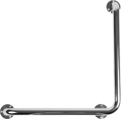 Поручень настенный Aquatek 600x600, Г-образный, левый, хром POR-0000008