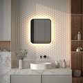 Зеркало с окантовкой Defesto Aura 50x60, LED подсветка, без выключателя, тёплый белый свет DF 2973