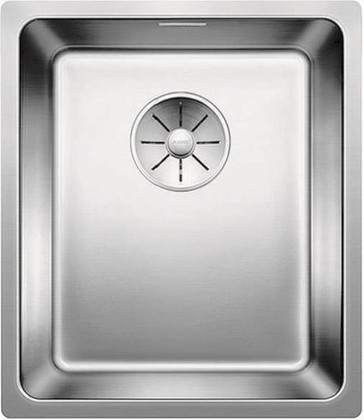 Кухонная мойка Blanco Andano 340-U, отводная арматура, полированная сталь 522955