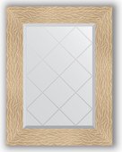 Зеркало Evoform Exclusive-G 560x740 с гравировкой, в багетной раме 90мм, золотые дюны BY 4021