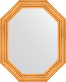 Зеркало Evoform Polygon 790x990 в багетной раме 99мм, травленое золото BY 7208