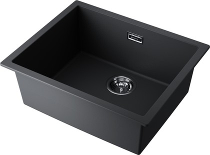 Кухонная мойка Omoikiri Yamakawa 55T-U/I-BL, Tetogranit, чёрный 4993428