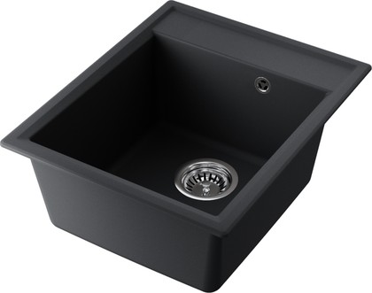 Кухонная мойка Omoikiri Daisen 42-BL, Artgranit, чёрный 4993606