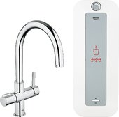 Смеситель однорычажный для кухни с бойлером, хром Grohe RED Duo 30079000