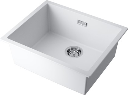 Кухонная мойка Omoikiri Yamakawa 55T-U/I-WH, Tetogranit, белый 4993431
