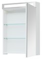 Зеркальный шкаф Dreja Max 60, LED-подсветка, белый глянец 77.9005W