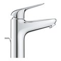 Смеситель для раковины Grohe Euroeco, размер M, рычажный донный клапан, хром 24265001