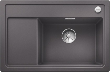 Кухонная мойка Blanco Zenar XL 6S Compact, чаша справа, клапан-автомат, тёмная скала 523707