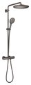 Душевая система Grohe Rainshower SmartActive 310 с термостатом для душа, Hard Graphite тёмный графит глянцевый 26836A00