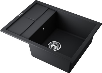 Кухонная мойка Omoikiri Sumi 65A-GB, с крылом, Artceramic, графит 4997093