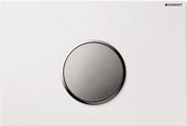 Клавиша смыва, белая с матовым хромом Geberit Sigma10 115.758.KL.1