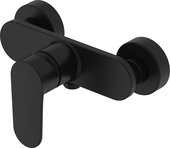 Смеситель для душа Aquatek Ника, настенный монтаж, матовый чёрный AQ1860MB