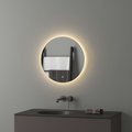 Зеркало круглое Evoform Ledshine, d50см, с LED-подсветкой 12W и сенсорным выключателем, тёплый белый свет BY 2652