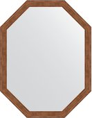 Зеркало Evoform Polygon 690x890 в багетной раме 51мм, сухой тростник BY 7016