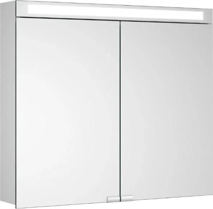 Зеркальный шкаф Keuco Royal E-One, 800x700x141мм, 2 дверцы, с подсветкой, настенный 44302 171301