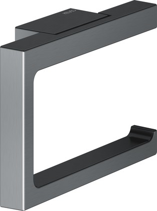 Держатель туалетной бумаги Keuco Edition 11, открытая форма, чёрный хром шлифованный 11162 130000