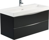 Тумба подвесная с раковиной, 2 ящика 100x45x55см Verona Urban UR102