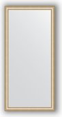 Зеркало Evoform Definite 750x1550 в багетной раме 60мм, золотые бусы на серебре BY 1117