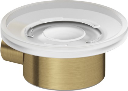 Мыльница Kludi Vela R настенная, брашированное золото 58985N0