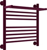 Полотенцесушитель водяной Сунержа Богема+ с полкой 500x500, пурпурный флок 58-0223-5050