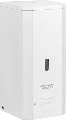 Дозатор жидкого мыла Mediclinics, 1л, автоматический, батарейки, белый DJ0037A