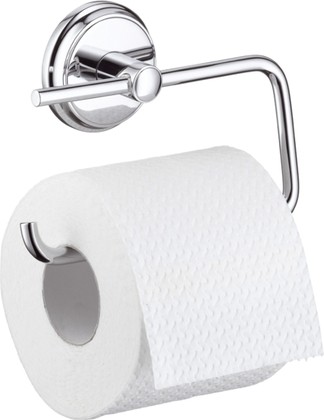 Держатель для туалетной бумаги Hansgrohe Logis Classic, без крышки, хром 41626000