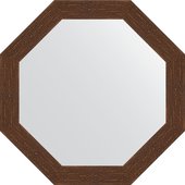 Зеркало Evoform Octagon 670x670 в багетной раме 70мм, мозаика античная медь BY 7305