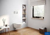 Унитаз подвесной Villeroy & Boch Subway 2.0, крышка SoftClose, Альпийский белый 5614R201