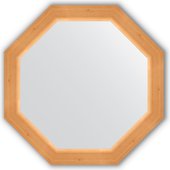 Зеркало Evoform Octagon 616x616 в багетной раме 62мм, сосна BY 3719