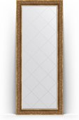 Зеркало Evoform Exclusive-G Floor 840x2040 пристенное напольное, с гравировкой, в багетной раме 101мм, вензель бронзовый BY 6331