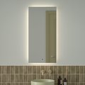 Зеркало с фацетом Defesto Glow 50x100, LED подсветка, ИК-выключатель, нейтральный белый свет DF 2505R