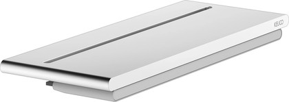 Полочка для душа Keuco Actis, со встроенным стеклоочистителем, анодированный алюминий с серебром 13559 170000