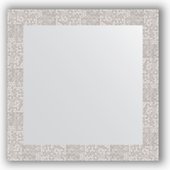 Зеркало Evoform Definite 660x660 в багетной раме 70мм, соты алюминий BY 3147